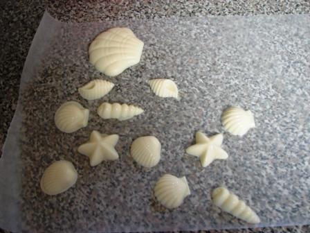 unmold shells compressed